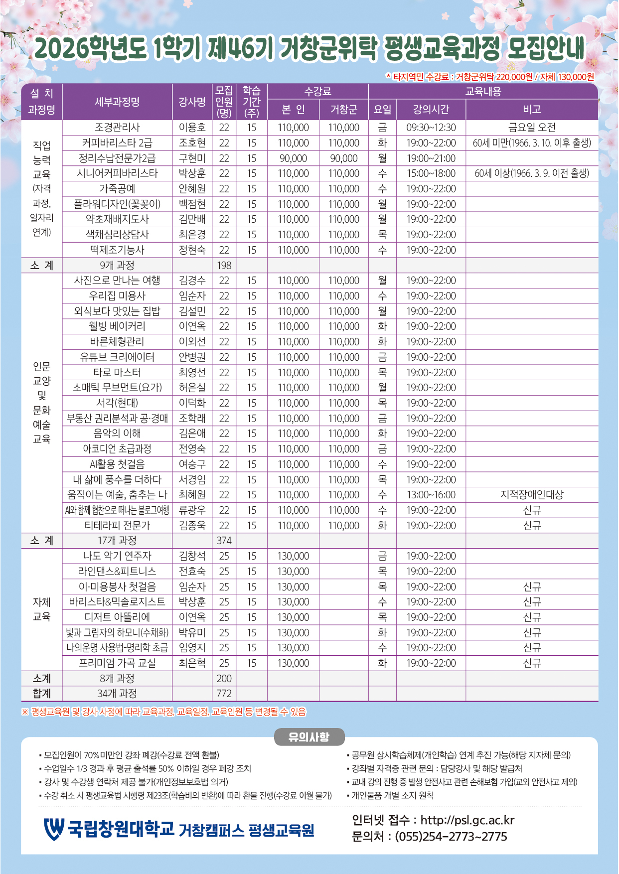[거창군 위탁] 바른체형관리-강좌 계획서
